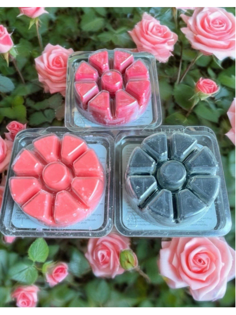 PARTYLITE WAX MELTS TARTS VALENTINES SPRING FRUITY CHOCOLATE PINK RED BROWN